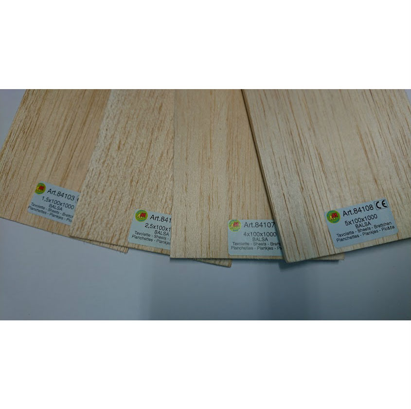 Balsa Sheet metric imperial wood for model building 84114